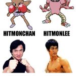 pokemon Hitmonchan hitmonlee
