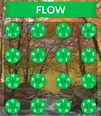 wordscapes flow answers