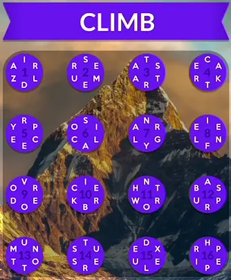 Wordscapes Climb answers