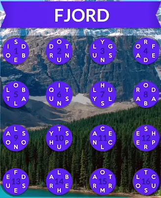Wordscapes Fjord answers