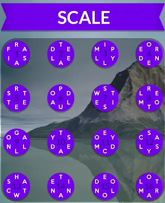 Wordscapes Scale answers