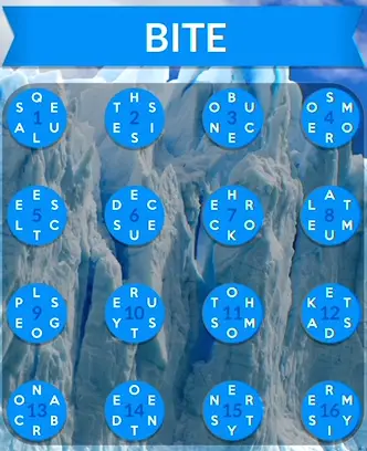 Wordscapes Bite answers
