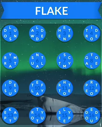 Wordscapes Flake answers
