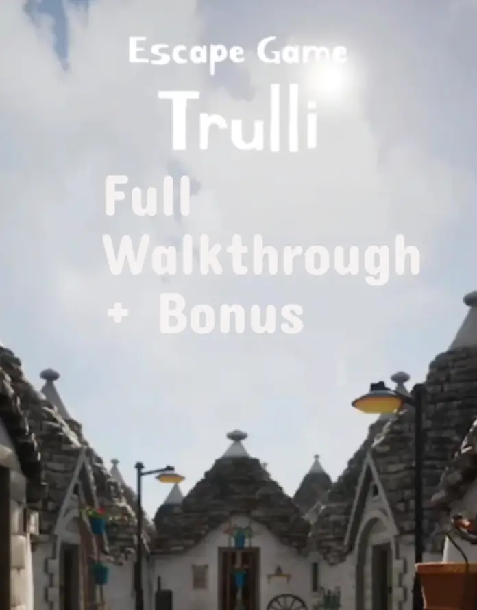 escape game trulli walkthrough