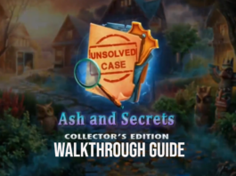 unsolved case ash and secrets walkthrough